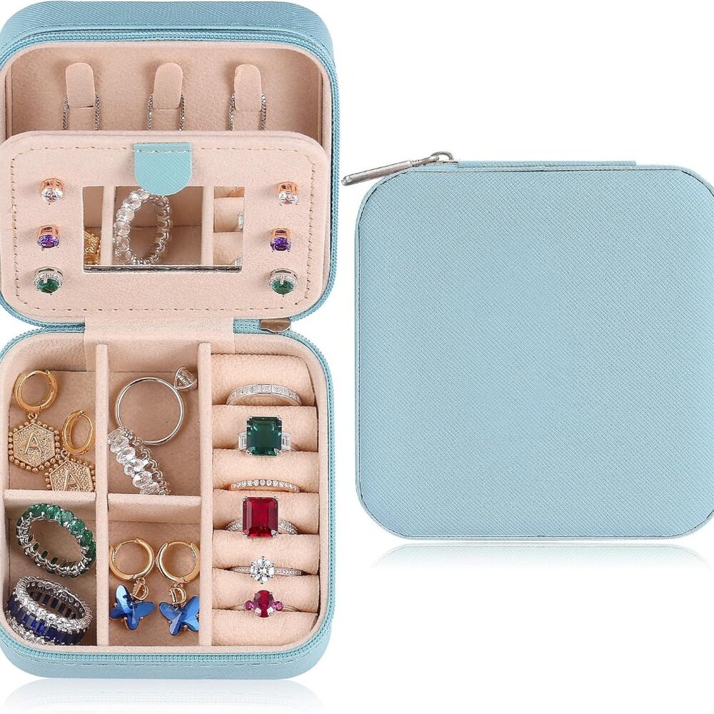 Travel Jewelry Case for Women Girls | Small Jewelry Box |